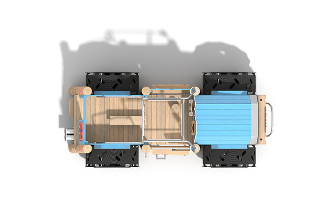 Monstertruck aus Robinie