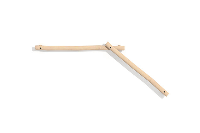 Dschungelspielplätze - Robinia Scandic zwei Balancierbalken