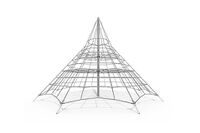 Kletternetz - Acrobat Pyramide 4 grau/schwarz