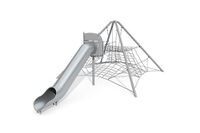 Kletternetz - Acrobat Pyramidenrutsche grau/schwarz