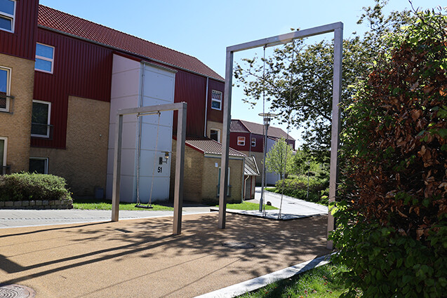 Foto af Schaukel – Edelstahl h 4m