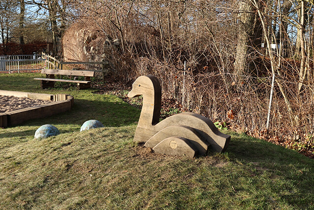 Foto af Spielskulptur - Schwan